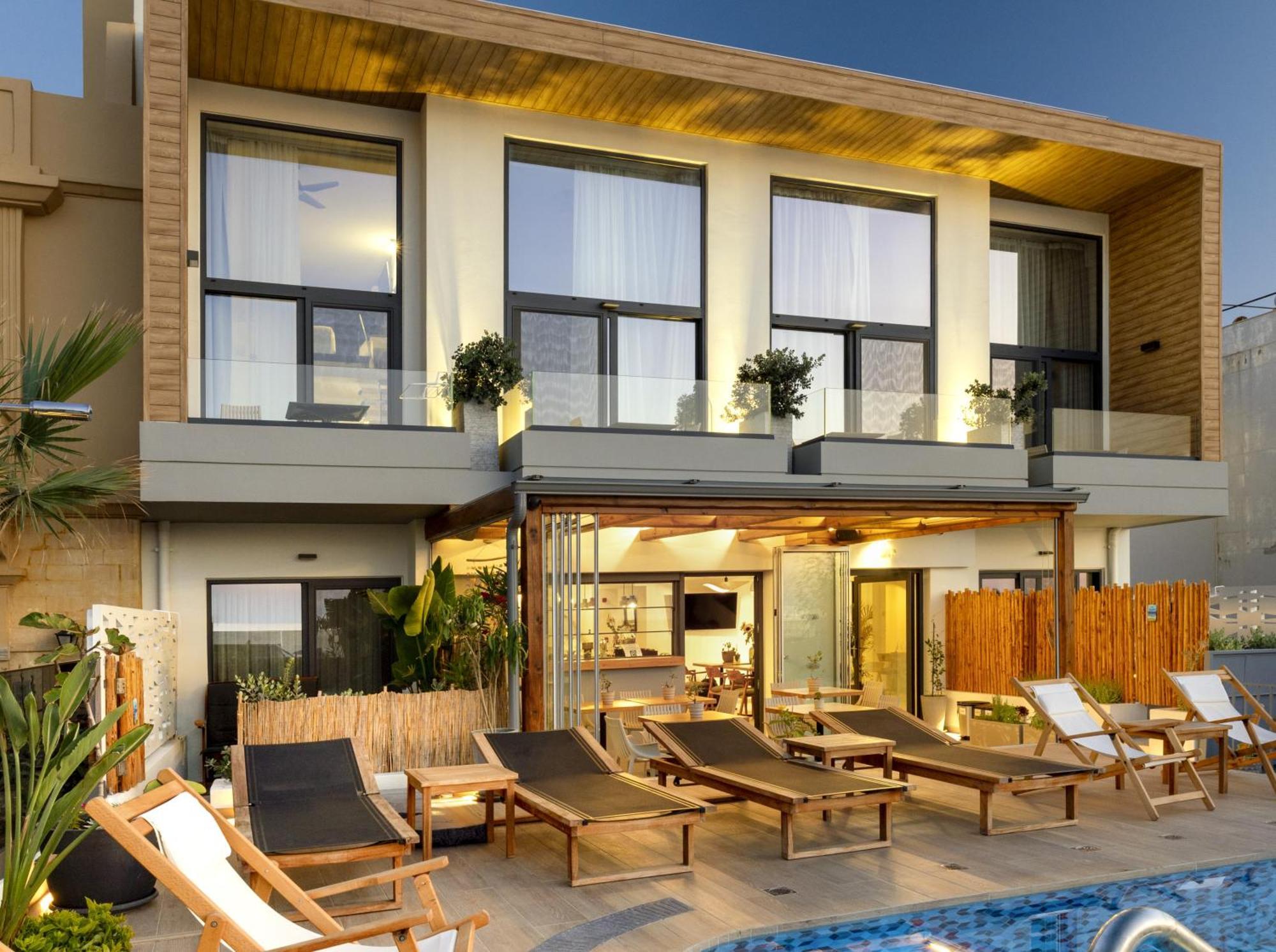 Calla Luxury Seafront Suites Rethimno Eksteriør billede