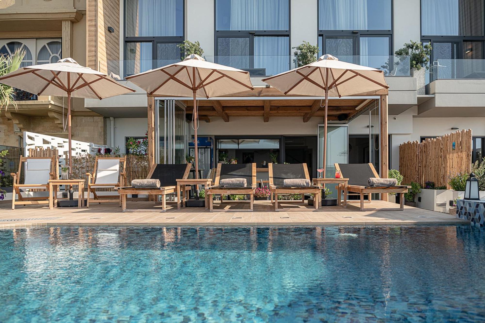 Calla Luxury Seafront Suites Rethimno Eksteriør billede