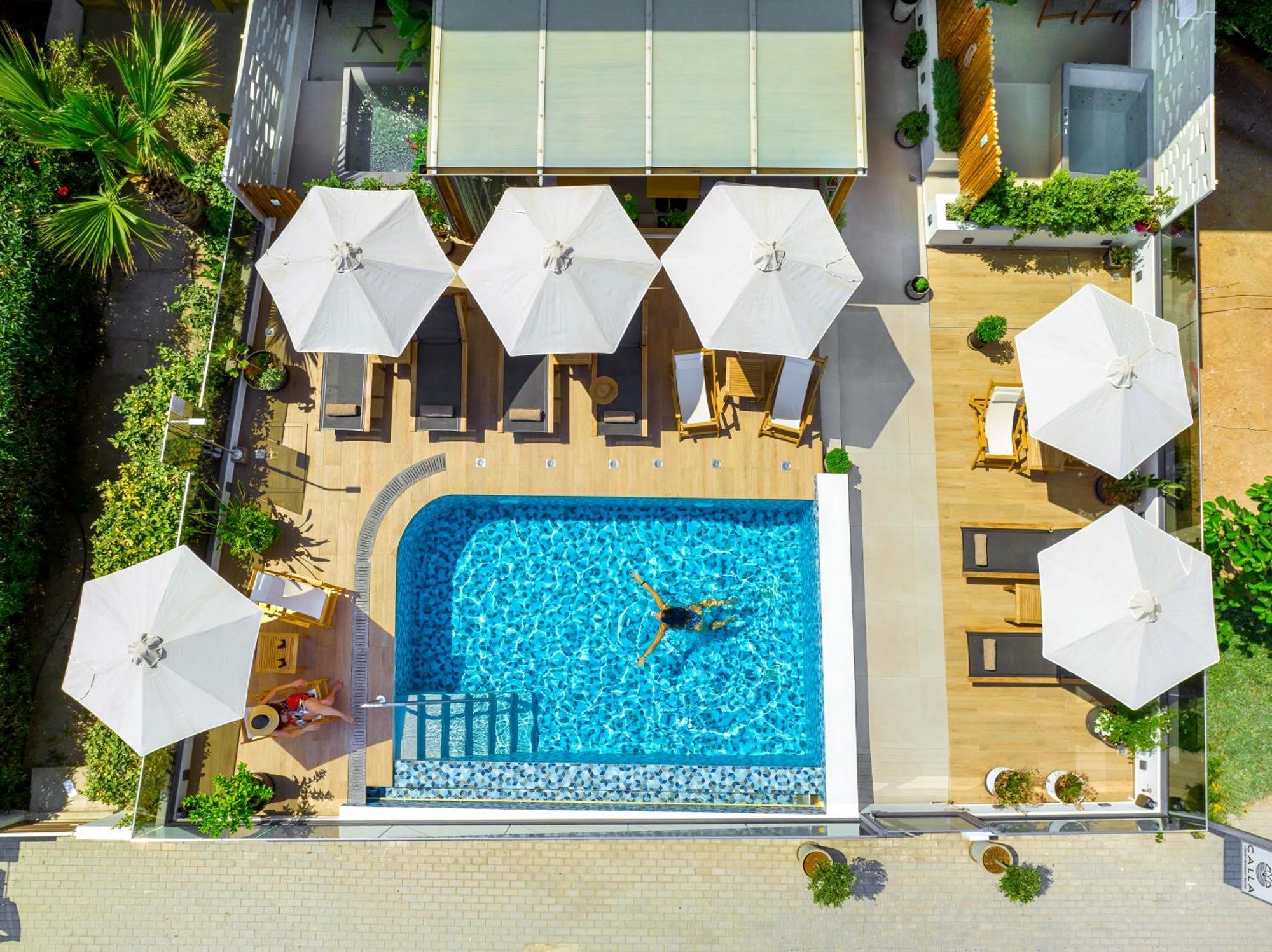 Calla Luxury Seafront Suites Rethimno Eksteriør billede